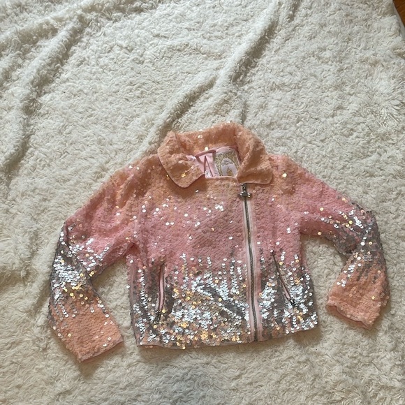 Disney jacket ombré sequins for kids - Picture 1 of 13